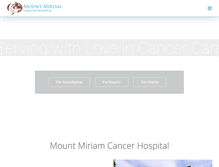 Tablet Screenshot of mountmiriam.com